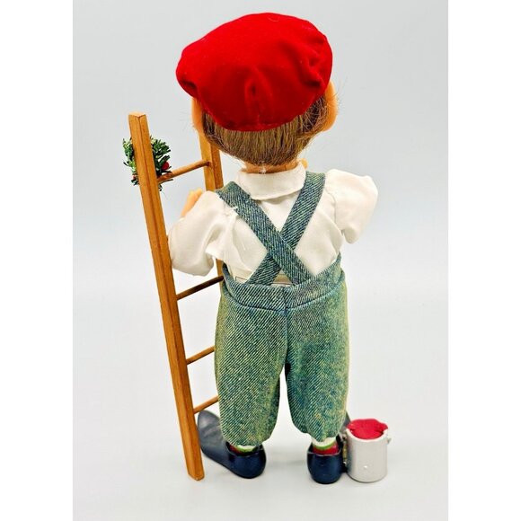 Karen Didion Originals Christmas Elf Painter Ladder 9 inch Figure - Picture 5 of 8